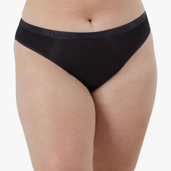 Hanes original 5pack super soft viscose from bamboo High-Low  bikini - Picture 3 of 6